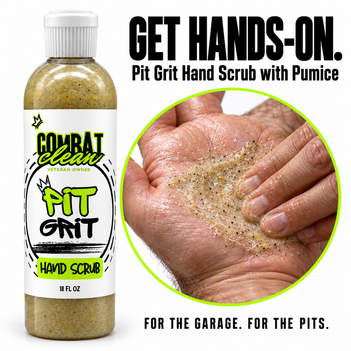 Pit Grit Hand Scrub with Pumice — 18 fl oz