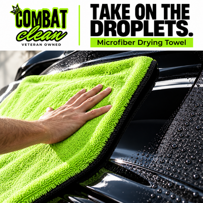 Combat Clean Co. 1400 GSM Microfiber Drying Towel