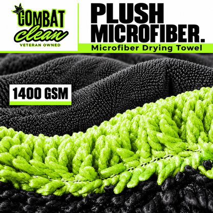 Combat Clean Co. 1400 GSM Microfiber Drying Towel