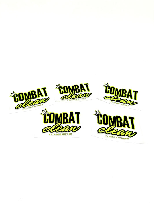Combat Clean Co. Sticker Pack