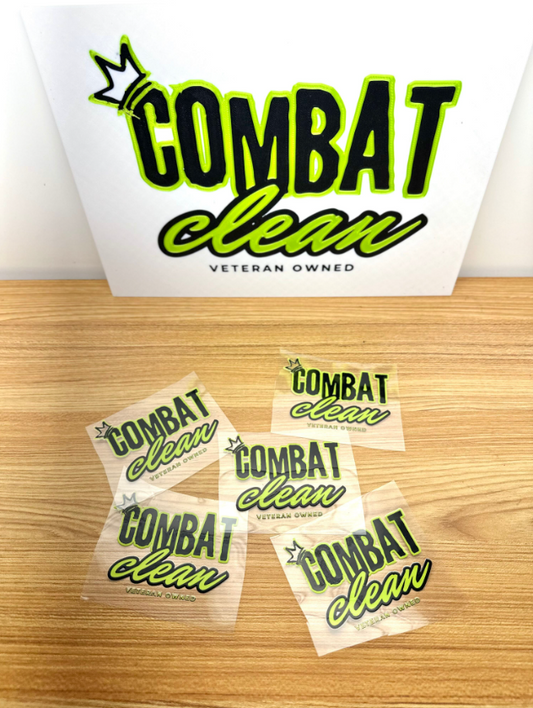 Combat Clean Co. Sticker Pack